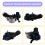 989-019 Steering Column Lock Ignition Lock Cylinder Assembly W/ Chip Keys for  Focus Escape Mercury 2008-2011 7