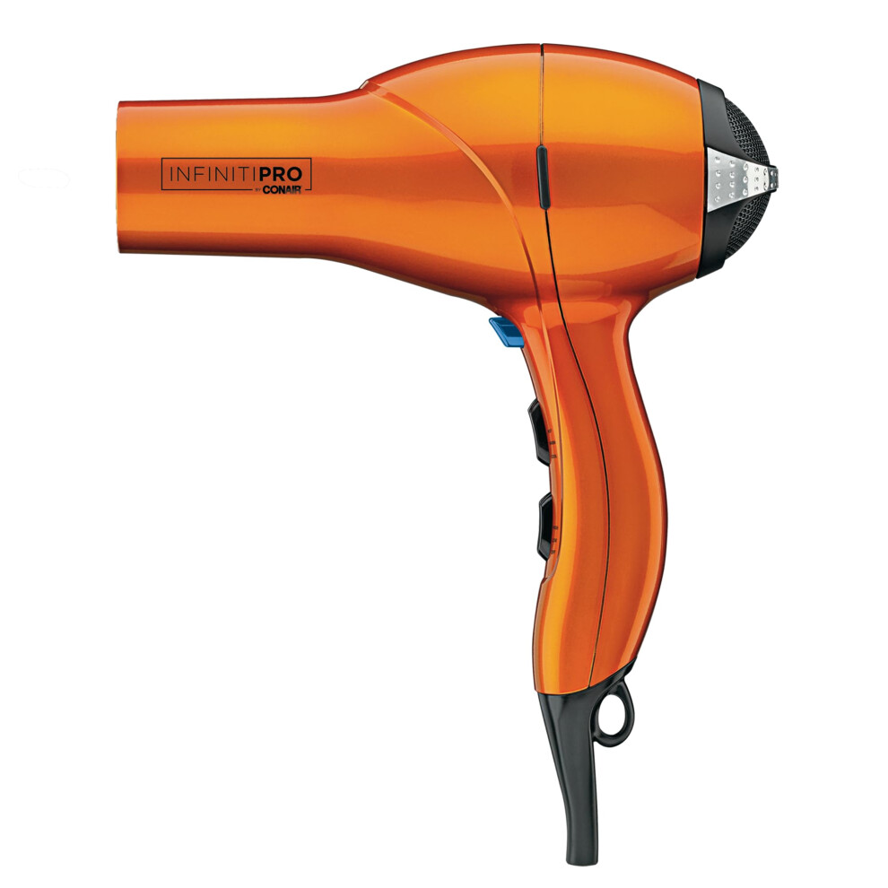 Conair Orange Infinitipro By Hair Dryer, 1875W Salon Performance Ac Motor Hair Dryer, Blow Dryer,