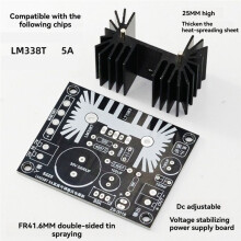 Instelbare Lineair Geregelde Voeding LM338 5A Uitgangsfilament Spanningsregeling DIY Elektronica Kit