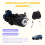 989-019 Steering Column Lock Ignition Lock Cylinder Assembly W/ Chip Keys for  Focus Escape Mercury 2008-2011 6