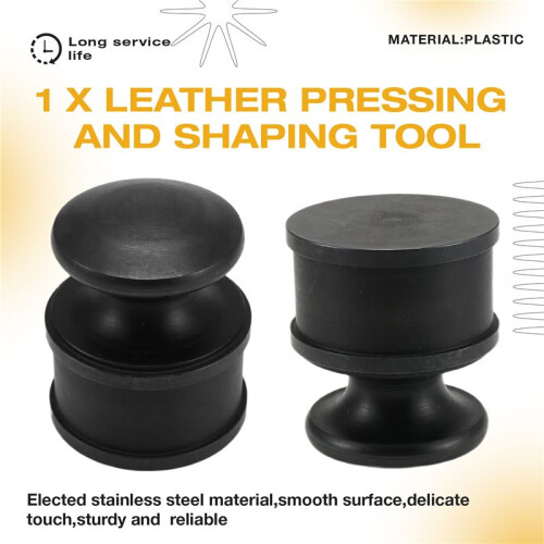 Stainless Steel Hand Pressed Leather Tool Professional Leather Pressing Tool DIY Leathercraft Accessories 2