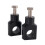 Motorcycle Black Aluminium Handle Bar Mounting Handlebar Risers Clamp 25mm for Universal 1