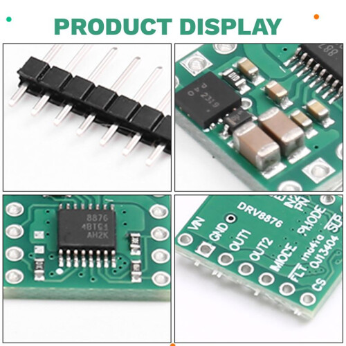 Module de Support de Pilote de Moteur CC à Balais Simple DRV8876 4036 1