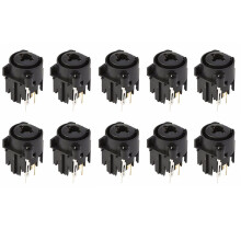 XLR-11-Aansluiting XLR-Audioaansluiting Versterkeraansluiting Vrouwelijke Onderdelen Audiobalanscombinatieaansluiting