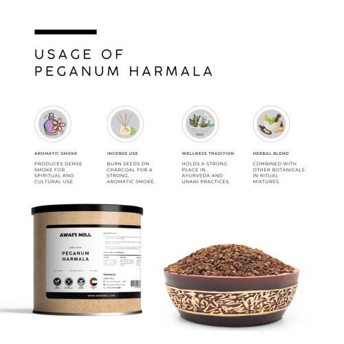 Peganum Harmala Seed | Wild rue - 250g / 9 Oz 2