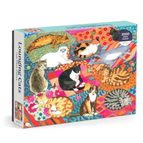 Puzzle 1000 Teile: Liegende Katzen