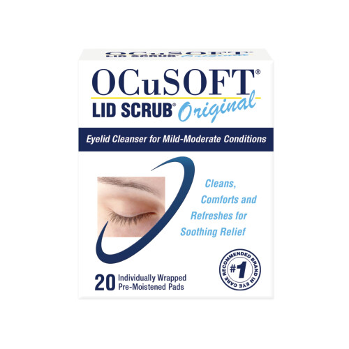 OCuSOFT Lid Scrub Original Pre-Moistened Pads 20ct Box