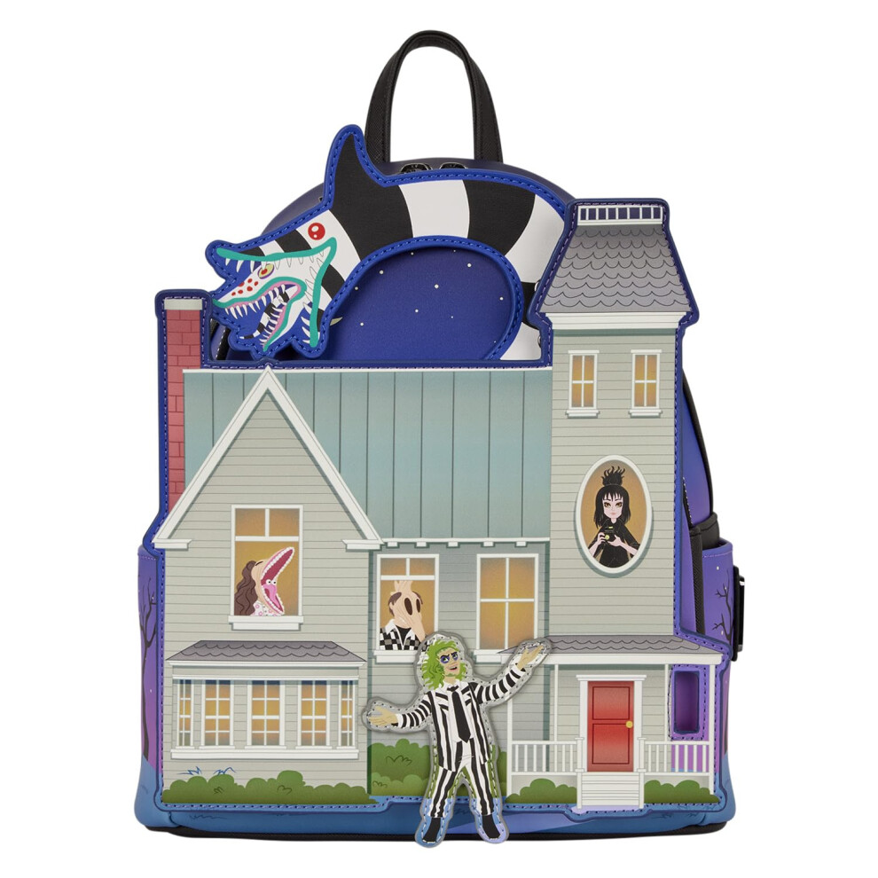 Loungefly Warner Bros Beetlejuice Mini Backpack