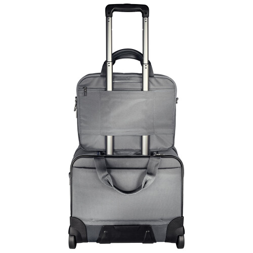 Leitz 2-Wheeled Lightweight Hand Luggage Trolley, Silver, Complete Range, 60590084 2