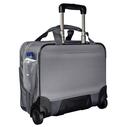 Leitz 2-Wheeled Lightweight Hand Luggage Trolley, Silver, Complete Range, 60590084 1