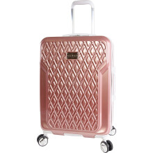 Bebe Women's Stella 21" Hardside Carry-on Spinner Luggage, Rose Gold, One Size
