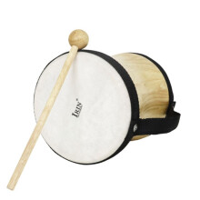 IRIN -Trommel Aus Holz für Frühe Bildung und Kinderperkussion, Djembe-Trommel-Set Aus Holz (Schwarz)