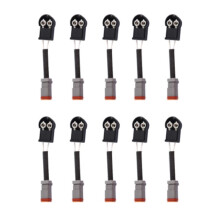 10 Pcs 455-73803682 3071626 for Cumminss ISM11 QSM11 Engine M11 Common Rail Injector Plug Cable Connector