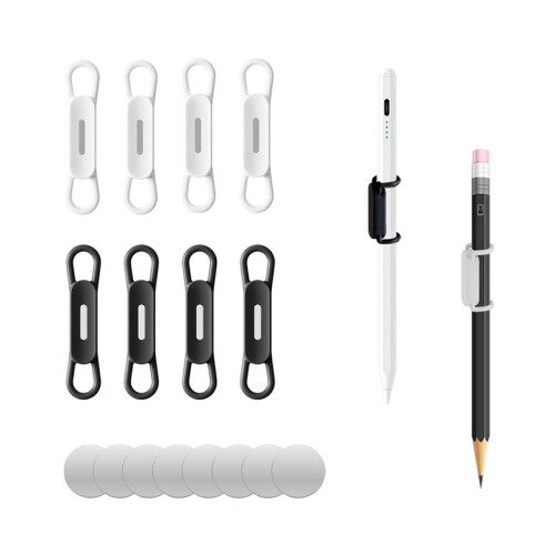 Multi-Functional Silicone Pen Holder Universal Pen Insert Removable Whiteboard Pen Magnetic Pen Clip Pen Cover Fixed 1