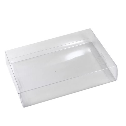 10pcs for  SNES N64 Game Box Protector Case Clear Transparent Plastic Game Boxes Protective Sleeves