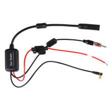 DAB/FM/AM Radio Antenna Signal Amplifier 12V Car Mounted FM Radio Antenna Amplifier