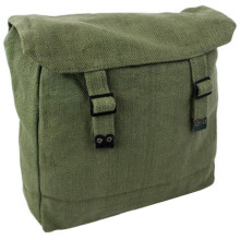 Highlander Mens Army Combat Military Haversack Rucksack Travel Day Bag Pack Canvas Backpack (Green)