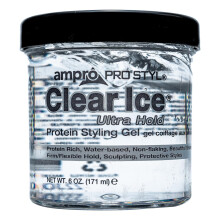Ampro Pro Styl Clear Ice Protein Styling Gel, 170 Gram (6 Stuks)
