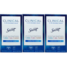 Secret Clinical Strength Unsichtbarer Deodorant (1,6 oz., 3er Pack)
