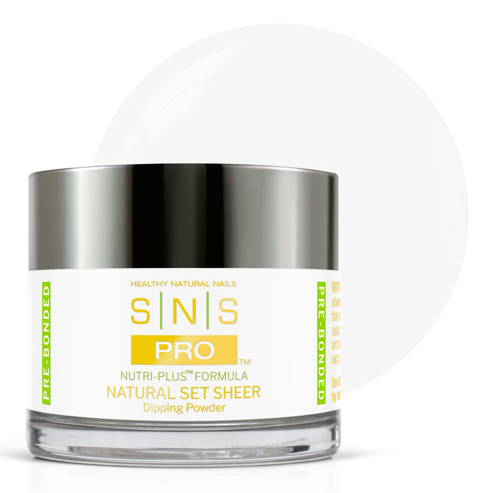 Sns Healthy Natural Sns Nail Dip Powder, Gelous Color Dipping Powder - Natural Set Sheer (Natural/Nudes, Sheer), Pwnss02 - Long-Lasting Acrylic Nail Color & Polish Lasts