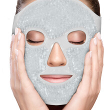 PerfeCore Gesichtsmaske gegen geschwollene Augen, Migräne-Linderung, Schlaf, Reisen, therapeutisches Heiß-Kalt-Kompress-Paket