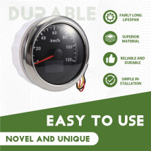 120km/H GPS Speedometer with Antenna Meter COG TRIP Odometer for Car Boat and Motorcycles