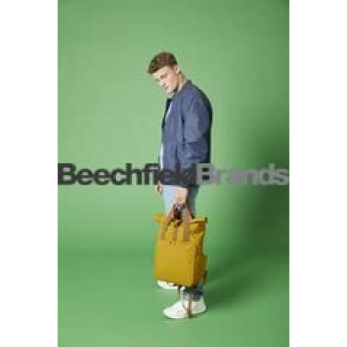 BagBase BagBase BG118L Recycled Twin Handle Roll-Top Laptop Backpack - Mustard 2