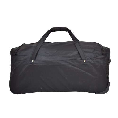 DR488 Lightweight Large Size Holdall with Wheels Black 1