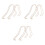 6Stk Schuheinlagen Display Roségold Schuhform Halter 5