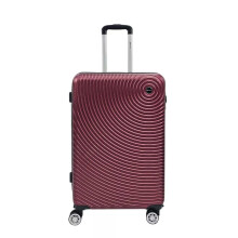 Eagle Air Spiritz Luggage: Lightweight ABS Hard Shell with 4 Wheels in Burgundy - Easy Luggage (Medium)