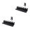2Stk Schwarzer Haartool Organizer Wandhalter Aus Robustem 5