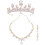 4Sets Goldfarbene Kleine Mit Ohrclips Und Halskette 2