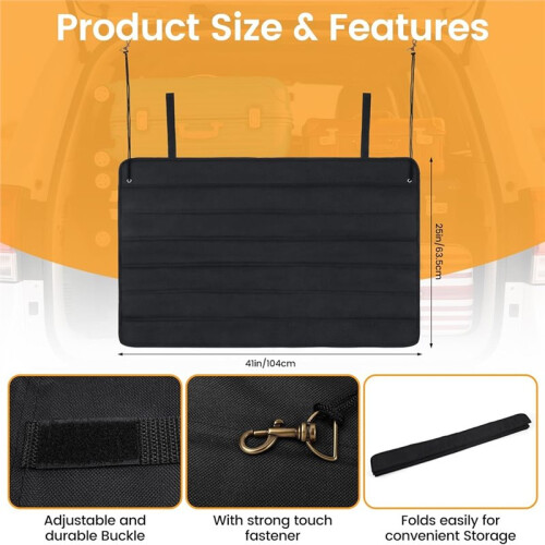 Protetor de para-Choque  para Carros, Protetor de para-Choque Traseiro de 41x25 Polegadas, Protetor Universal Dobrável para Carros, SUVs e 2