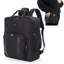 Aerolite 40x30x20cm Ryanair & Wizz Air Maximum 24L Backpack with Removable Small Shoulder Carry Pouch Travel Carry On Hand Cabin Luggage Flight