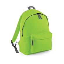 BagBase B125JLIGP Fashion Backpack - Lime Green/Graphite grey, Medium