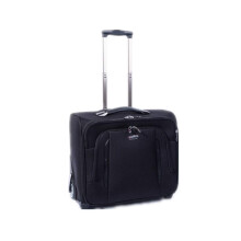 17" Black 2 Wheels Business Hand Luggage Trolley Cabin Travel Laptop Bag 4113