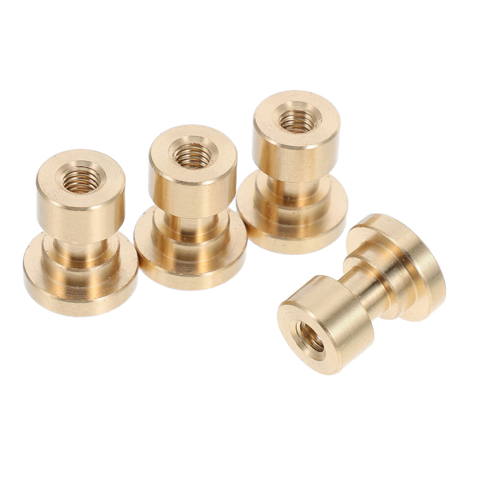 16Pcs Brass Crystal Cabinet Knobs Golden Round Handles For Home Decor 3633800123166