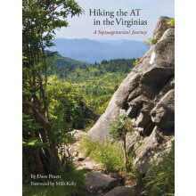Hiking the at in the Virginias by Dave Pruett Paperback Book