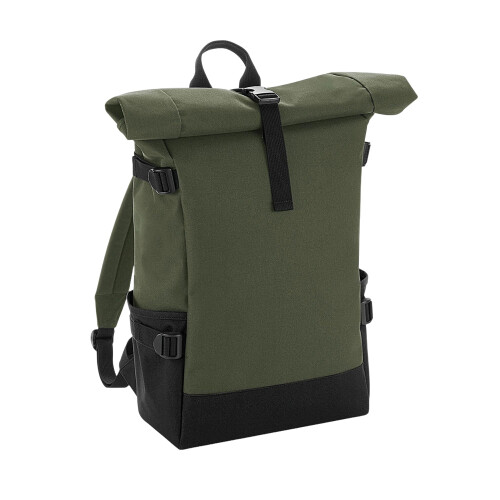 BagBase BagBase BG858 Block Roll-Top Backpack