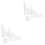 2Sets Wasserdichter Spritzschutz Badewanne Transparent 4