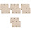 8Stk Koffergriff Beige PU Leder Für Reisegepäck 5