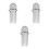 3Stk Friseur Wandhalter Haarschneider Organizer Silber 9