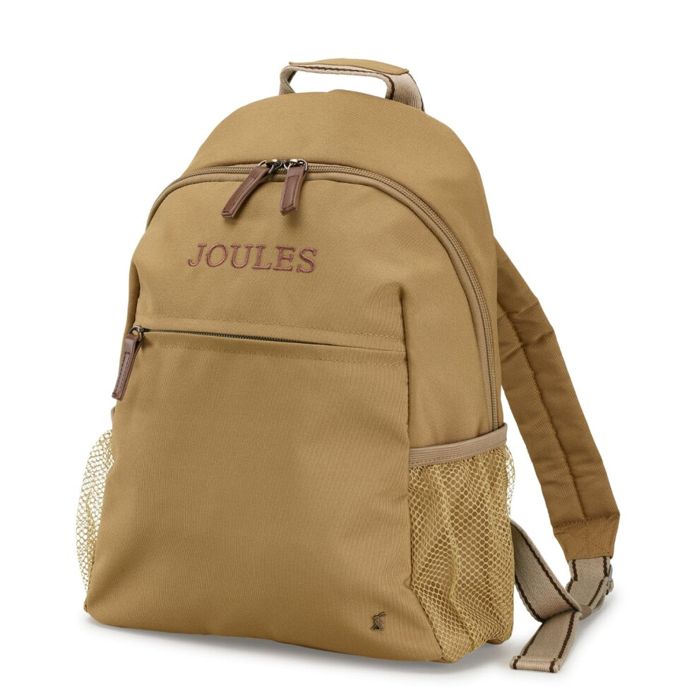 Joules Travel Collection, Softside Backpack With Adjustable Straps, Fits Laptops 15?, Large 17L, Tan