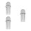 3Stk Friseur Wandhalter Haarschneider Organizer Silber 5