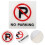 6Stk Weiß No Parking Schild Acryl Selbstklebend 11