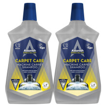 2 x 1L ASTONISH Specialist Carpet Care Machine CARPET SHAMPOO, Lifts and Removes Stains, Super Concentrated - Carpet Cleaner Shampoo Vac Maxx