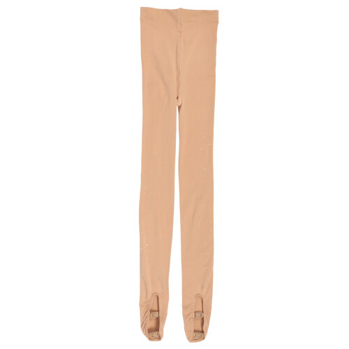 3Stk Eislauf Strumpfhose Beige Warm Nylon Elastan Mit Bügel