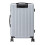 Linea Metal Suitcase Silver 22in/56cm 2
