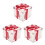 3Stk Rote Schmuckdose Herz Lagerung Valentine 7