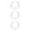 3Stk Damen Hüftgürtel Silber Metall Elegant Mit Clay 8
